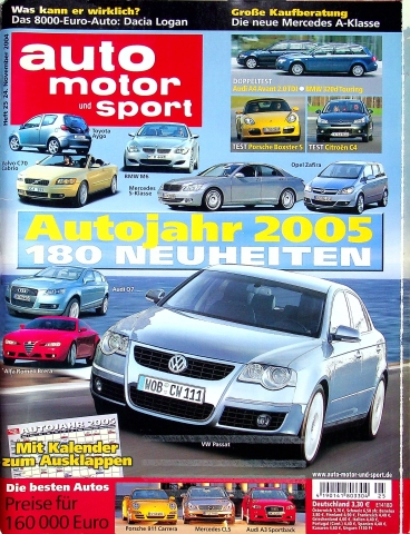 Deckblatt Auto Motor und Sport (25/2004)